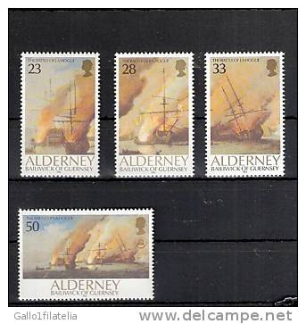 1992 - ALDERNEY - BATTAGLIA DI LA HOGUE / BATTLE OF LA HOGUE. MNH - Alderney