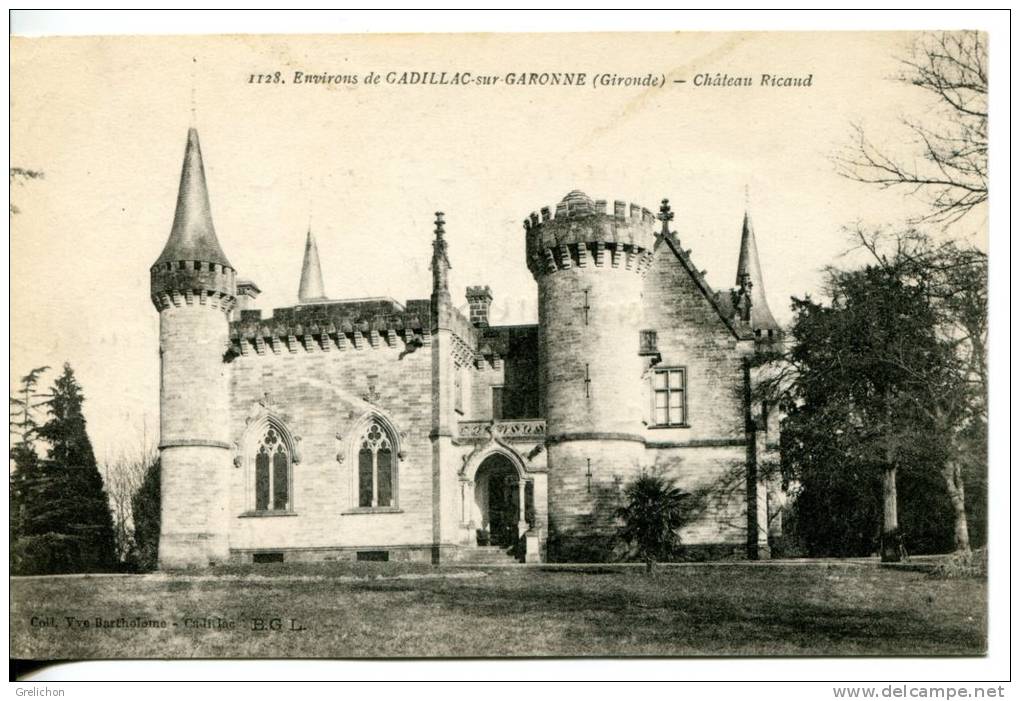 33 CADILLAC SUR GARONNE : Château Ricaud - Cadillac