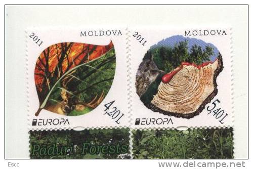 Mint Stamps Europa CEPT 2011 Moldova - 2011