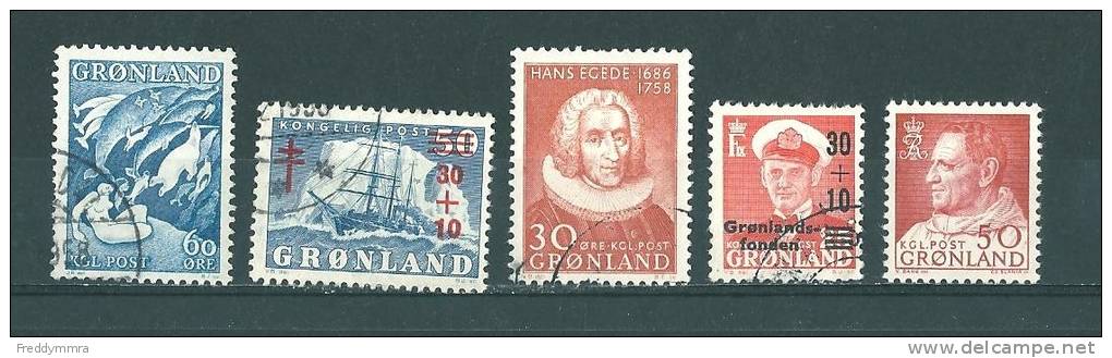 Groenland: 30/ 33 Oblit + 46 ** - Used Stamps