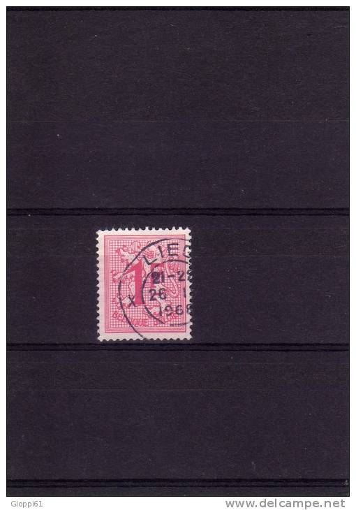 1957 Cifra Su Leone 1 F - 1951-1975 Heraldieke Leeuw