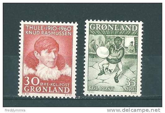 Groenland:  34/ 35 * - Unused Stamps
