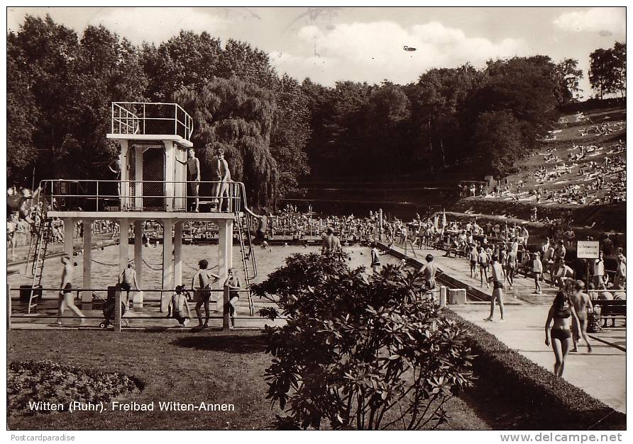 Witten (Ruhr) Freibad Witten-Annen 1974 - Witten