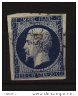 France Cérès  N°  14 Aa   Oblitéré  Cote : 8,00€   Au Quart De Cote - 1853-1860 Napoleon III