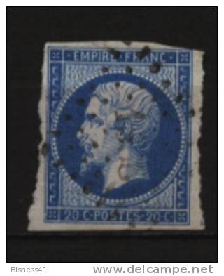 France Cérès  N°  14 B   Oblitéré  Cote : 6,00€   Au Quart De Cote - 1853-1860 Napoléon III