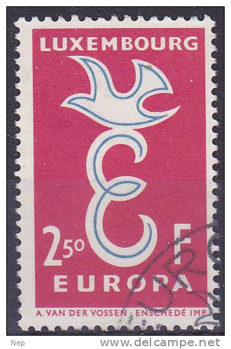 EUROPA - CEPT - Michel - 1958 - Luxemburg - Nr 590 - Gest/OblIUs - 1958