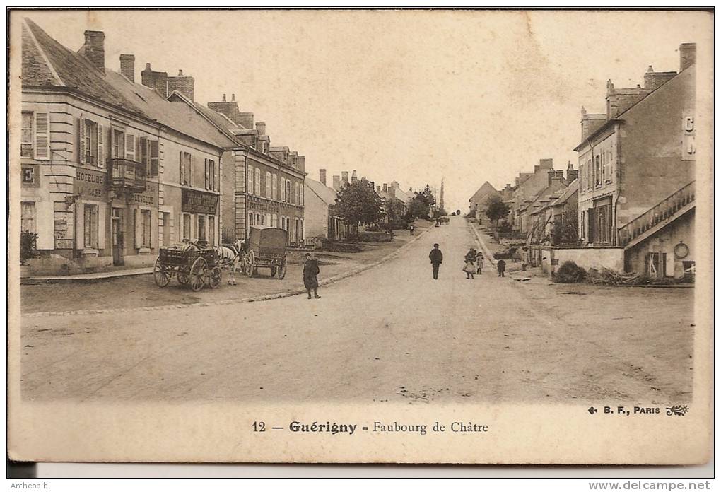 Nièvre.Guérigny, Faubourg De Châtre.(petite Pliure En Haut) - Guerigny