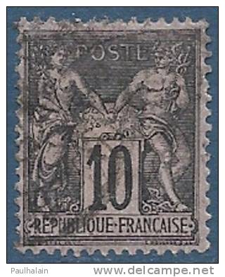 FRANCE Oblitéré Y&T N°103 Très Bien Centré - 1898-1900 Sage (Type III)