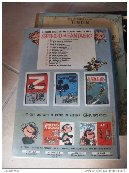 DOS ROND 4 AVENTURES DE SPIROU ET FANTASIO  FRANQUIN - Spirou Et Fantasio