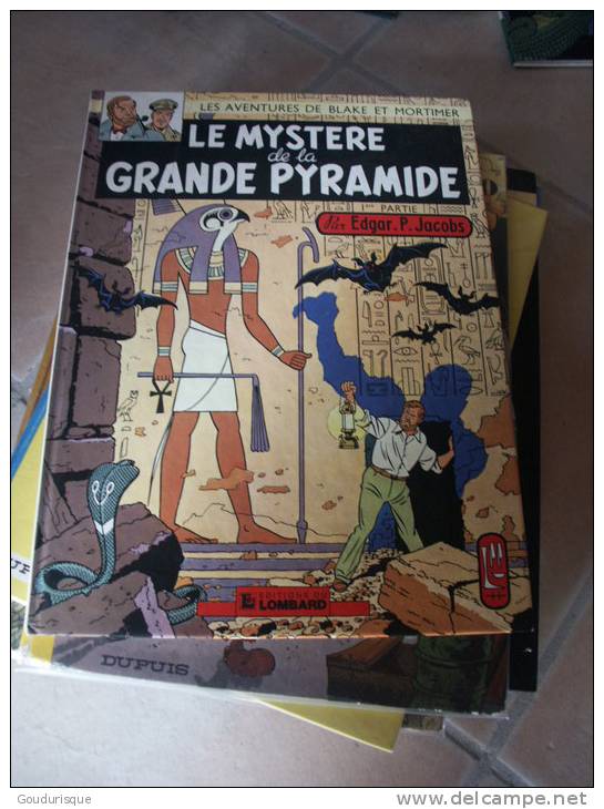 BLAKE ET MORTIMER  LE MYSTERE DE LA GRANDE PYRAMIDE T1  JACOBS - Blake Et Mortimer