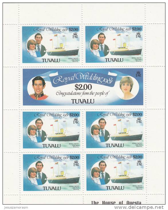 Tuvalu Nº 155 Al 160 - Tuvalu