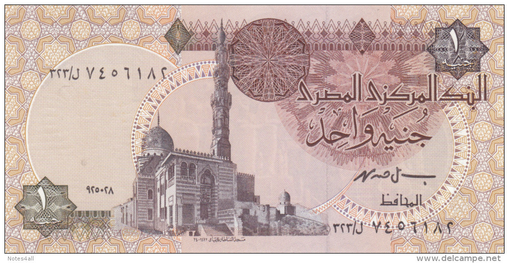 EGYPT 1 EGP 1998 P-50 SIG/HASSAN #19 UNC */* - Egypte