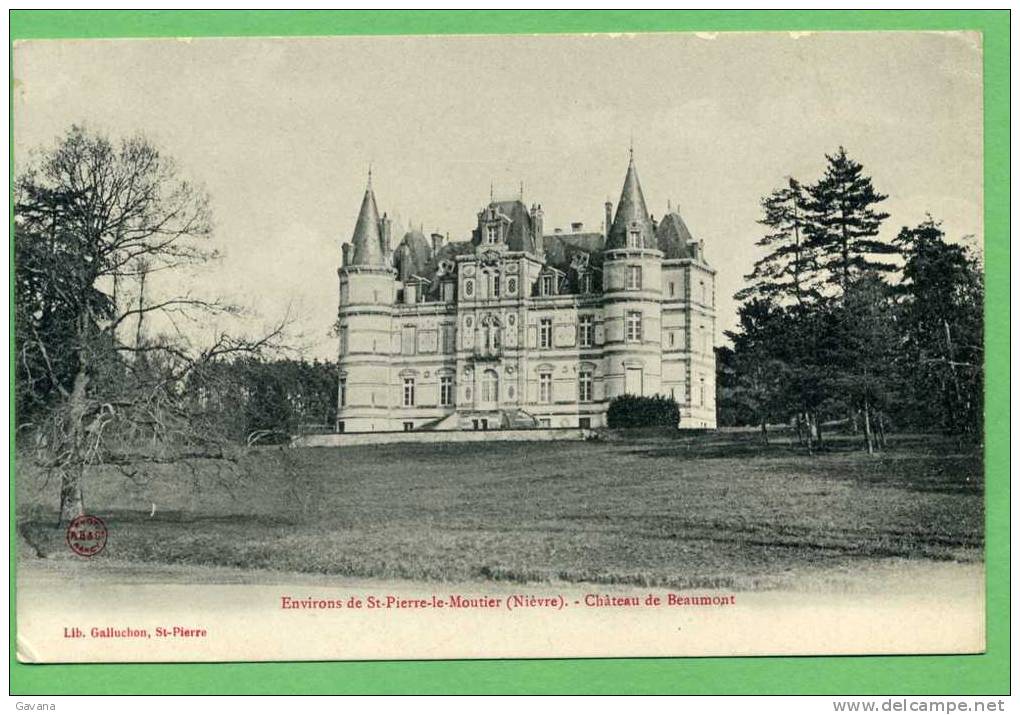 58 Environs De SAINT-PIERRE-le-MOUTIER - Chateau De Beaumont - Saint Pierre Le Moutier