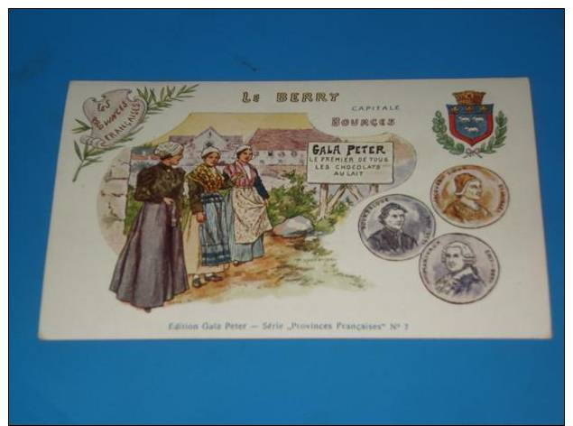 CPA 18 LE BERRY Capitale Bourges  Edition Gala Peter Serie Provinces Francaises - Bourges