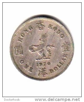 HONG KONG    1  DOLLAR  1970 H  (KM # 31.1) - Hong Kong