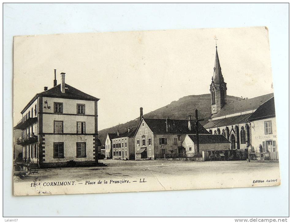 Carte Postale  Ancienne : CORNIMONT : Place De La Pranziere - Cornimont