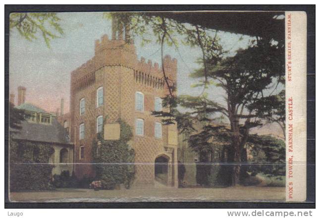 GB Postcard  Fox´s Tower , Farnham Castle, Unused - Surrey
