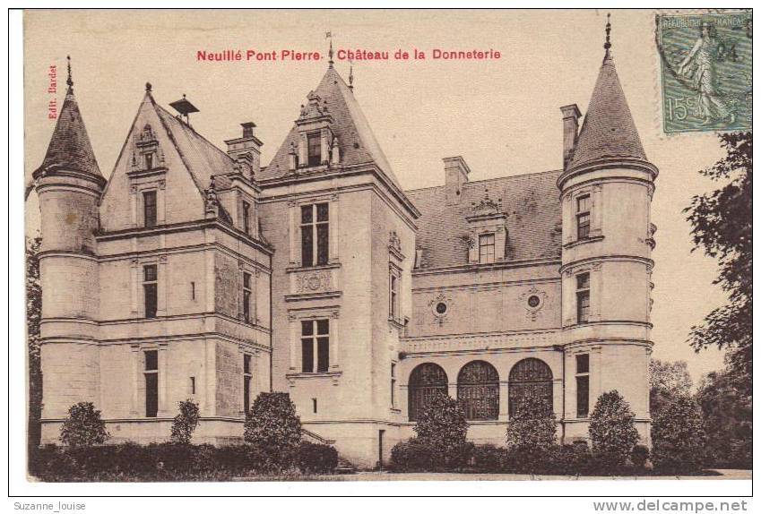 CPA - Neuillé Pont Pierre - Château De La Donneterie - Neuillé-Pont-Pierre