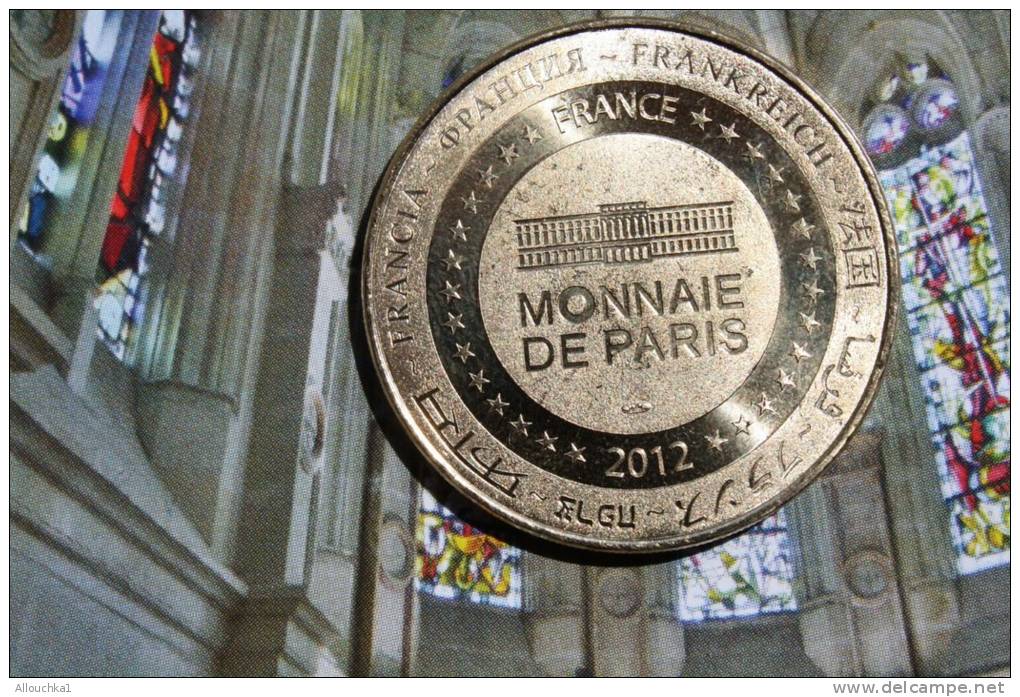 Château De Chenonceaux Monnaie De Paris (fleur De Coin) +3 Tickets Entrée Château De Chenonceaux+ Dépliant Publicitaire - 2012