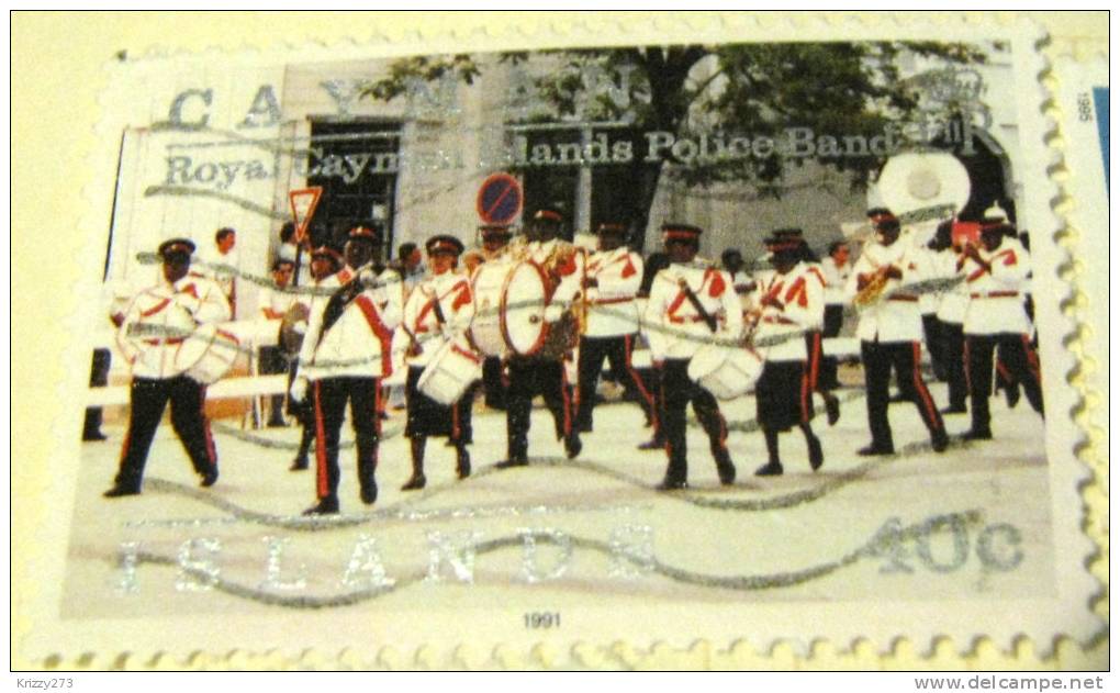 Cayman Islands 1991 Royal Police Band 40c - Used - Caimán (Islas)