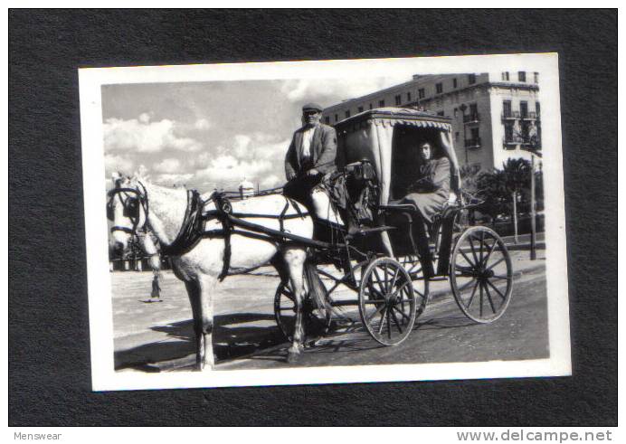 MALTA - MALTESE CAB  REAL PHOTOGRAPH. 1950s - Places