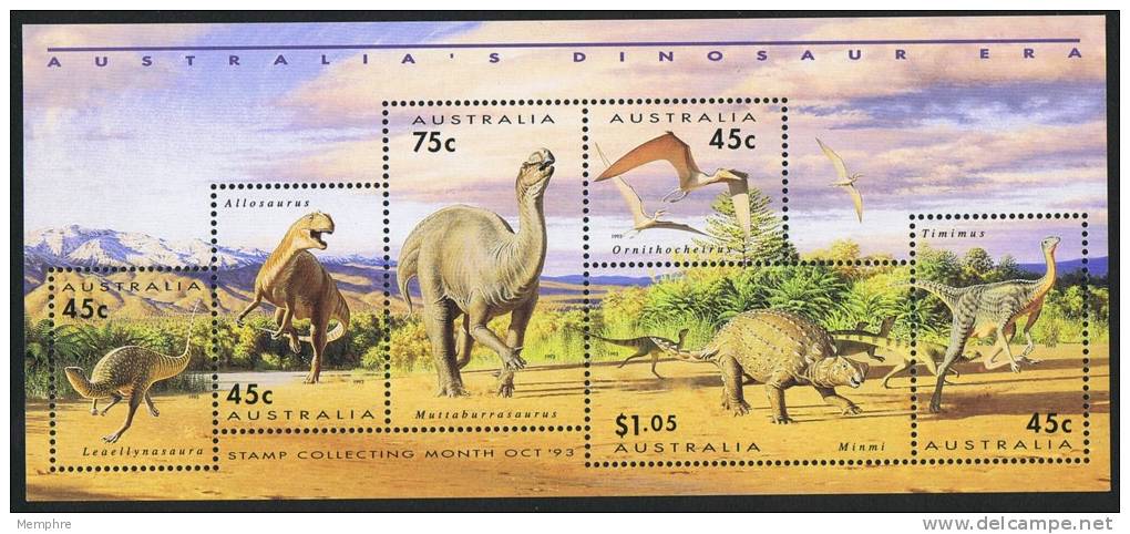 1993  Dinausaurs  Sheet  MNH ** - Blocs - Feuillets