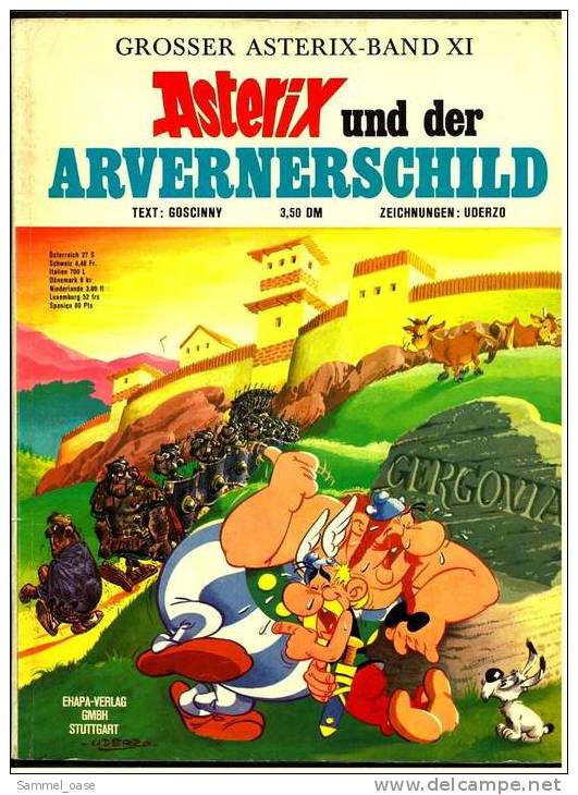 Asterix Heft Band 11 - Asterix Und Der Arvernerschild ( Erstausgabe 1972) - Asterix