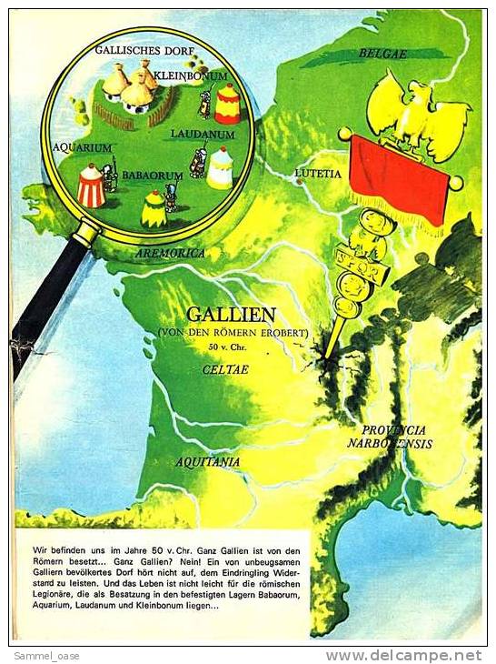 Asterix Heft Band 8 - Asterix Bei Den Briten ( Erstausgabe 1971 ) - Asterix