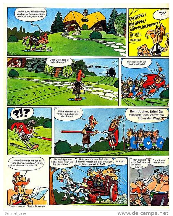 Asterix Heft Band 8 - Asterix Bei Den Briten ( Erstausgabe 1971 ) - Asterix