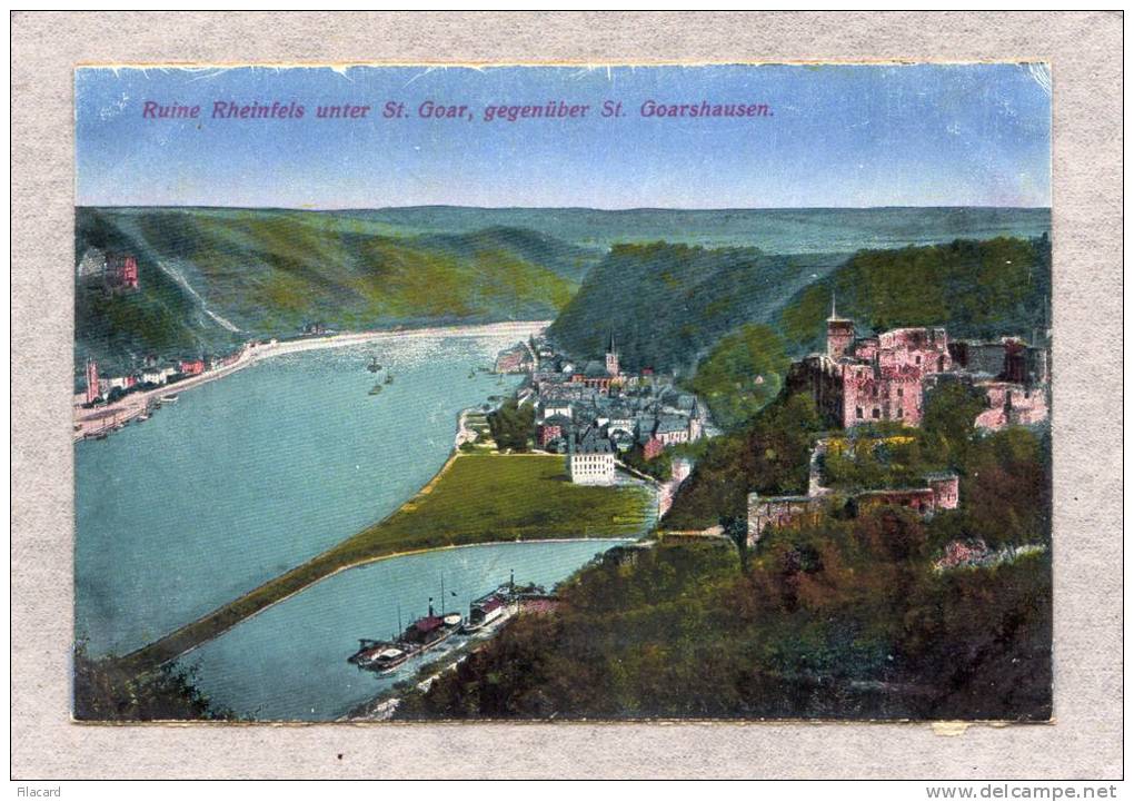 30758     Germania,    Ruine  Rheifels Unter  St.  Goar,  Gegenuber  St.  Goarshausen,  NV(scritta) - St. Goar