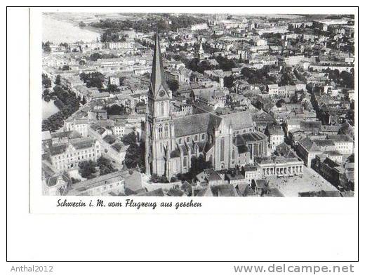 Schwerin I. M. Vom Flugzeug Aus Gesehen Kirche Wohnhäuser Sw Um 1920 - Schwerin