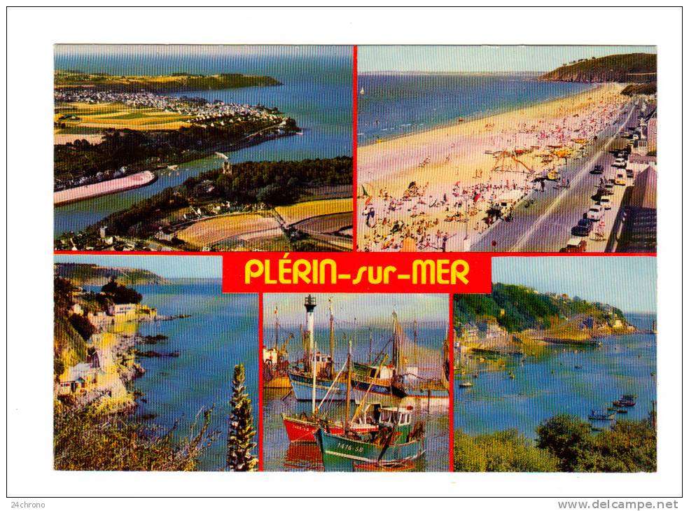 Plerin Sur Mer: Estuaire Du Legue Et Saint Laurent, Plages Des Rosaires Et De Saint Laurent, Port De Legue (12-3433) - Plérin / Saint-Laurent-de-la-Mer