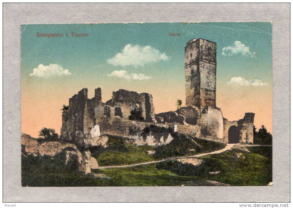 30780   Germania,  Konigstein  I.  Taunus,  Ruine,    NV (scritta) - Koenigstein