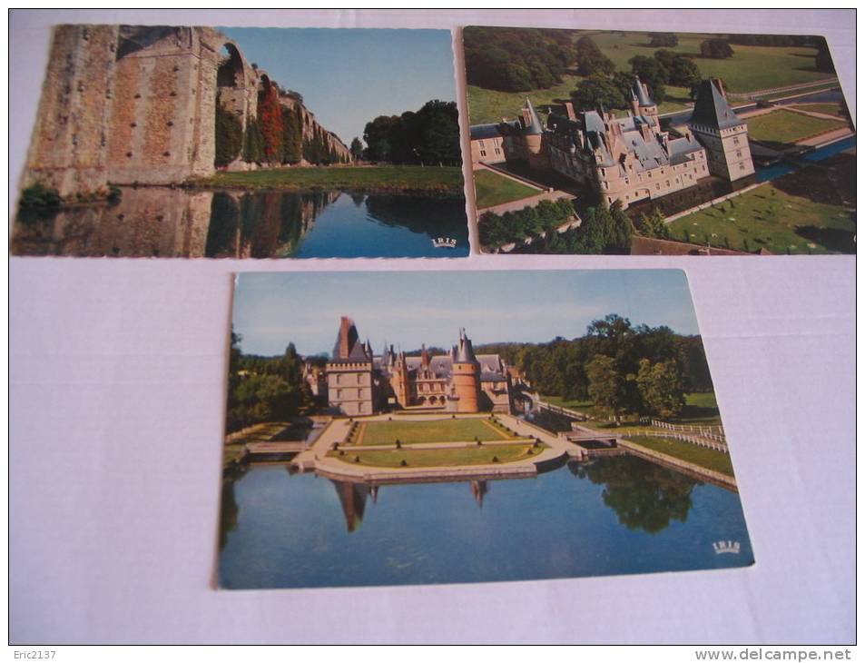 Lot De 3 Cartes De MAINTENON (2 Chateau Et 1 Aqueduc) - Maintenon