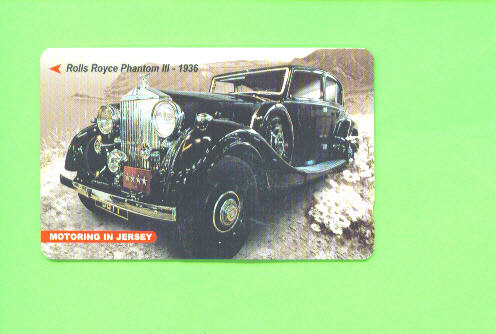 JERSEY - Magnetic Phonecard As Scan/Motor Car - [ 7] Jersey Und Guernsey