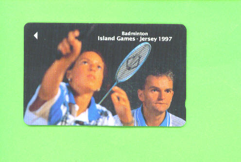 JERSEY - Magnetic Phonecard As Scan/Badminton - [ 7] Jersey Und Guernsey