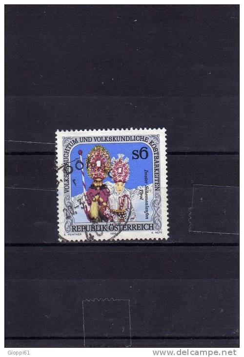 1996 Austria Usi E Costumi - Used Stamps