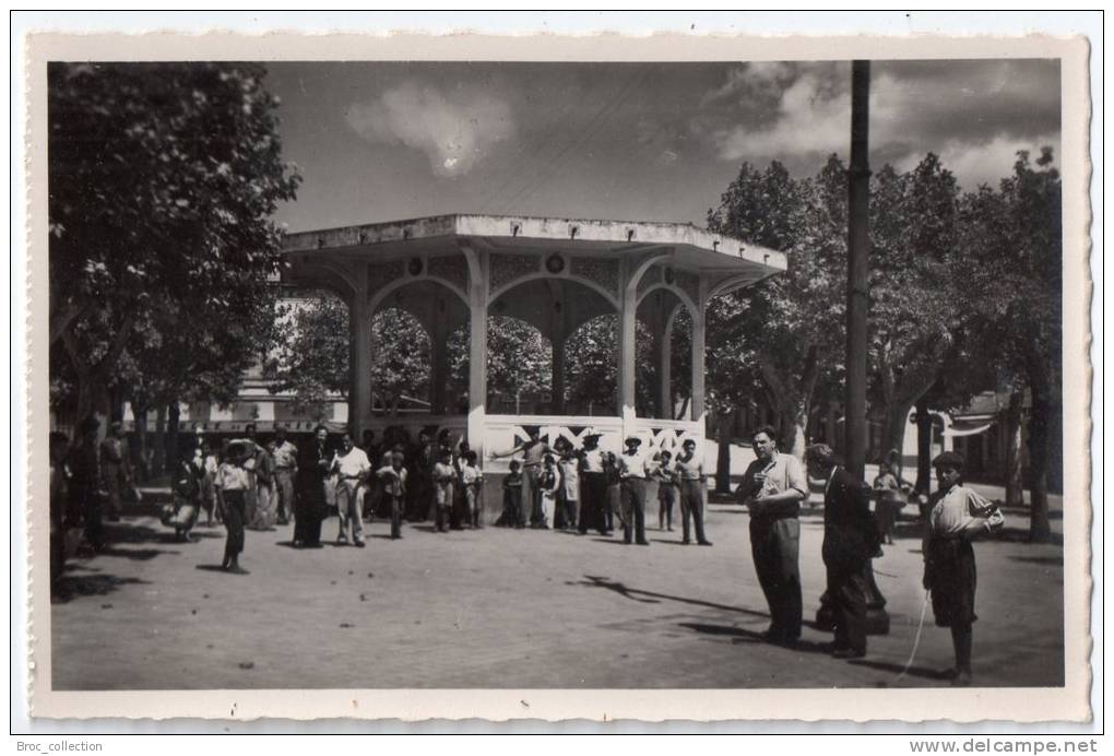 Souk-Ahras, Place Thagaste, Photo Mikalef, éd. Bousdira, Kiosque à Musique - Souk Ahras