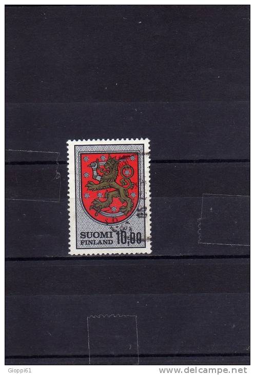 1974 Finlandia Stemma Nazionale - Used Stamps