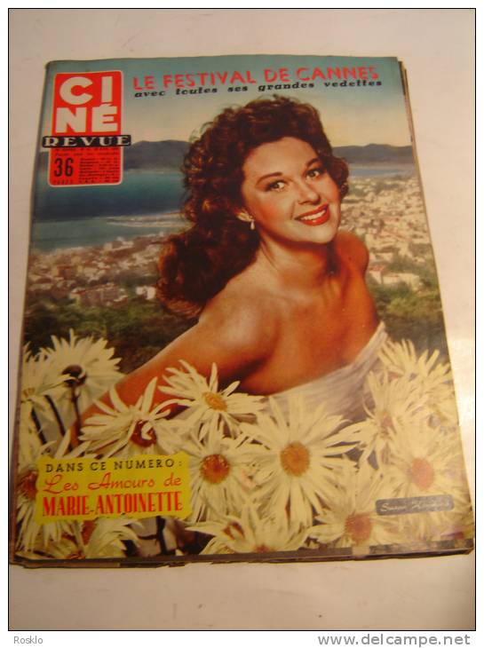 REVUE / CINE REVUE / N° 16  DE 1955 / LE FESTIVAL DE CANNES + SUSAN HAYWARD - Zeitschriften