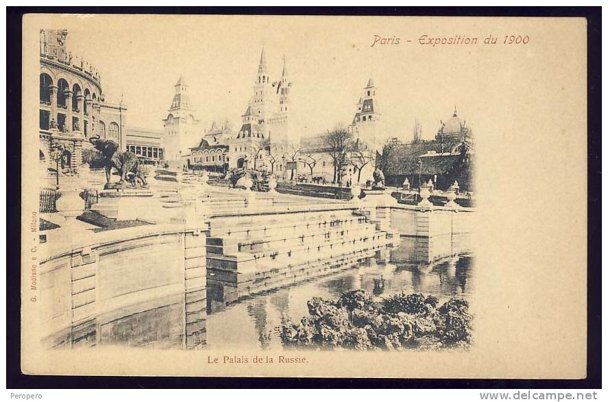 Exhibitions  Exposition Internationale   PARIS  1900.   Le Palais De La Russie - Exhibitions