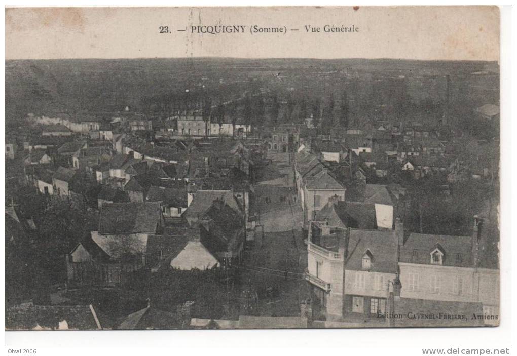 80  Somme - Picquigny - Vue Générale - Picquigny