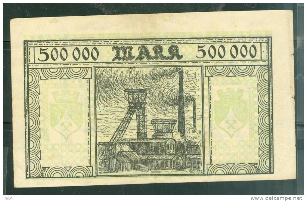 Rare Billet De 500 000 Mark , ( Jamais Proposé Sur Delcampe)  - Phi131 - 500.000 Mark