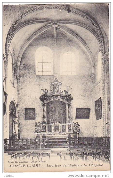 MONTIVILLIERS - Intérieur De L'Eglise - La Chapelle - Montivilliers