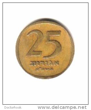 ISRAEL    25  AGOROT  1971  (KM # 27a) - Israël