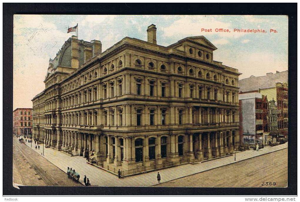 RB 882 - Early Postcard - Post Office Philadelphia Pennsylvania USA - Philadelphia