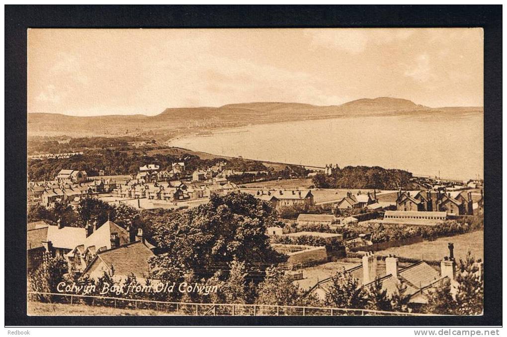 RB 882 - Early Postcard - Colwyn Bay  From Old Colwyn - Denbighshire Wales - Denbighshire
