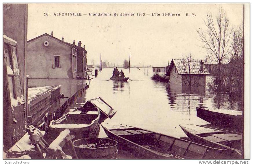 Altforville   Inondations De Janvier 1910 - Alfortville