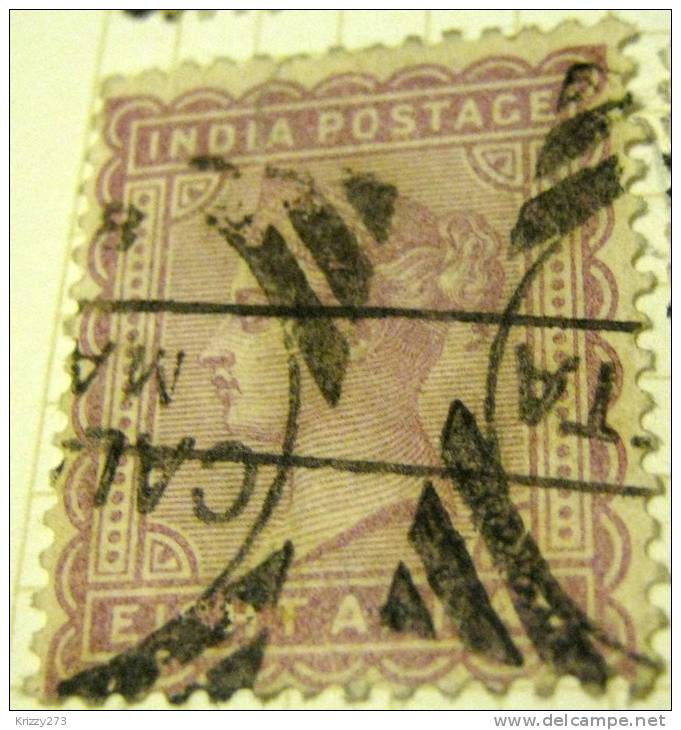 India 1882 Queen Victoria 8a - Used - Otros & Sin Clasificación