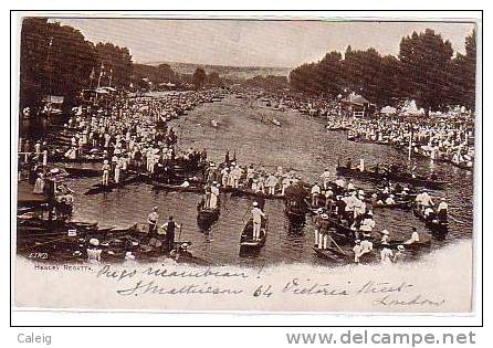 Henley Regatta Used To Italy 2 Stamps Flown 27.02.1902 Arrival - Other & Unclassified